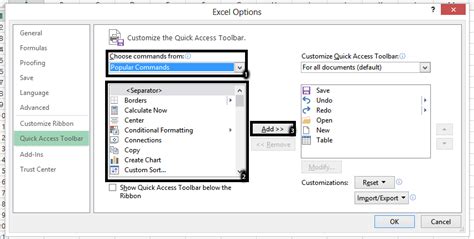 Image result for How to Add Custom Commands On Excel