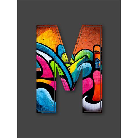 Graffiti Art Letters M