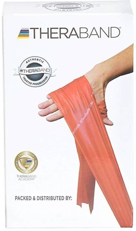 Theraband Medium Resistance Latex Free Exercise Band 4 Feet( Length) x ...