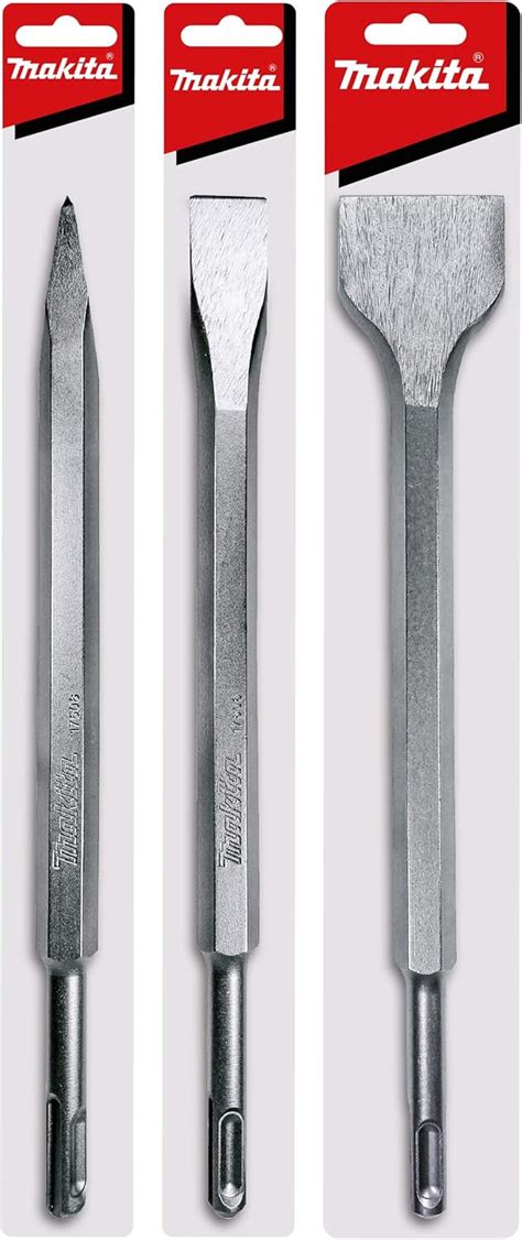 Makita 3 Piece - SDS-Plus Chisel & Point Bit Set for India | Ubuy