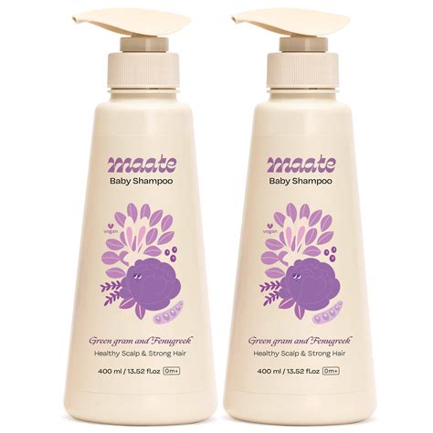 Buy 100% Natural Baby Shampoo Comobo With Plant Based & Tear Free Mild ...