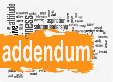 Image result for Addendum Process Icon