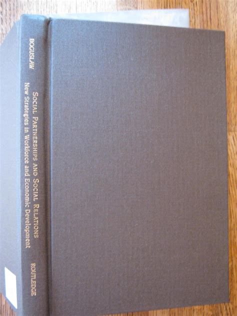 Buy Social Partnerships and Social Relations: New Strategies in ...