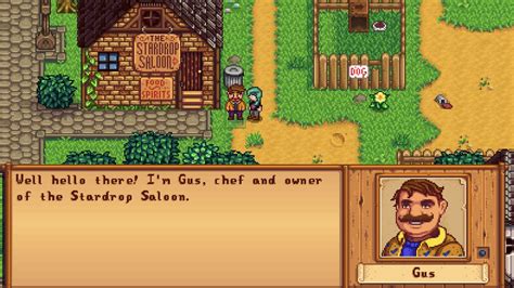 Stardew Valley Gus guide