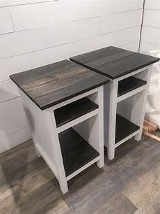 Simple And Stylish Accent Tables by White Bedside End Tables Diy Projects Farmhouse Simple And Stylish Accent Tables