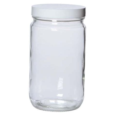 Environmental Express Straight-Sided Wide-Mouth Glass Bottle, Level 1 ...