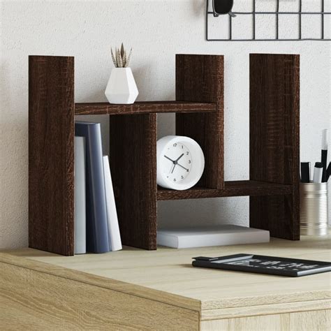Organizer na biurko, brązowy dąb, 34,5x15,5x35,5 cm - VMP | Sklep EMPIK.COM