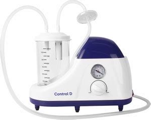 Control D Portable Phlegm Suction Machine Unit with 1000 ml Jar for ...