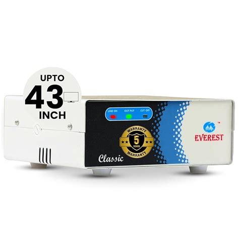 Everest ECC 100-N LED New Model Metal Body Voltage Stabilizer Used up ...