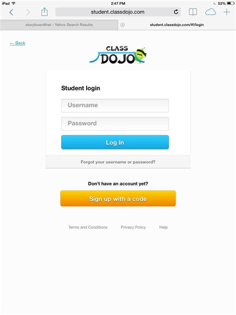 ClassDojo Sign Up 的图像结果