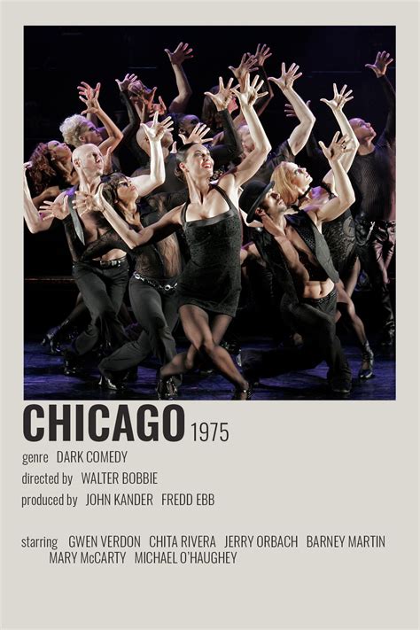 Chicago by cari | Chicago musical, Musical theatre posters, Broadway ...