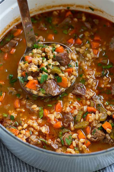 Beef Barley Soup Recipe - Rich and Hearty Homestyle Soup