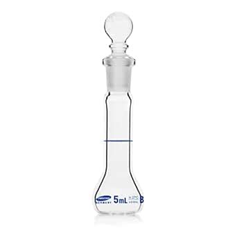 Omsons Glassware| Volumetric Flask | Class B | Capacity 5ml | Neck Size ...
