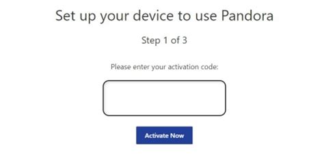 Image result for Pandora Radio Activation Code