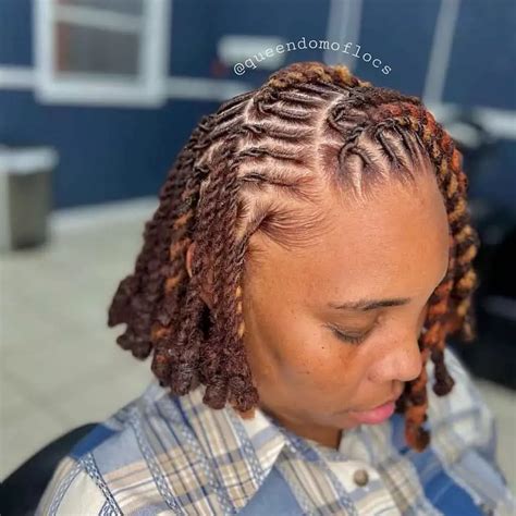 15 Unique Loc Styles for Short Hair | HairAide | Locs hairstyles, Short ...