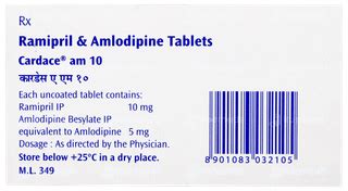 Cardace Am 105 Mg Tablet 15 - Uses, Side Effects, Dosage, Price | Truemeds
