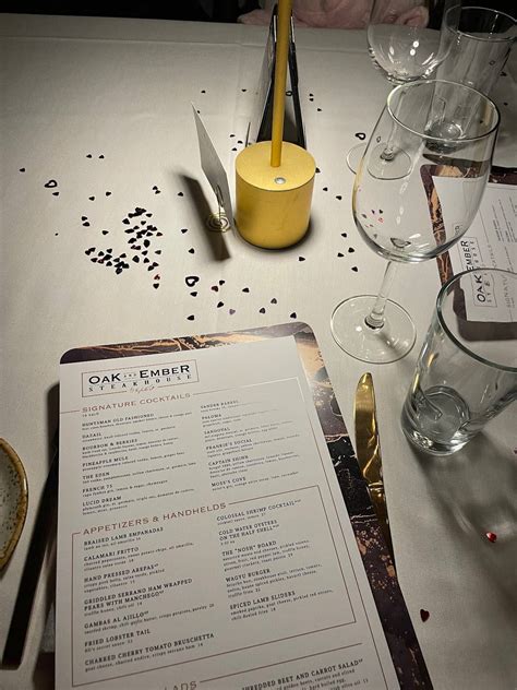 Menu at Oak And Ember Steakhouse, Port St. Lucie