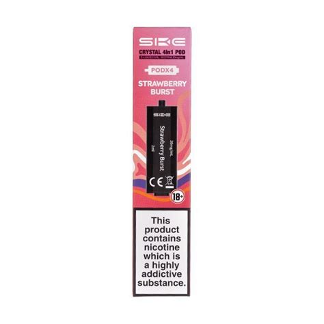 BUY 1 GET 1 FREE | Strawberry Burst Crystal 4 in 1 Prefilled Pods by S ...