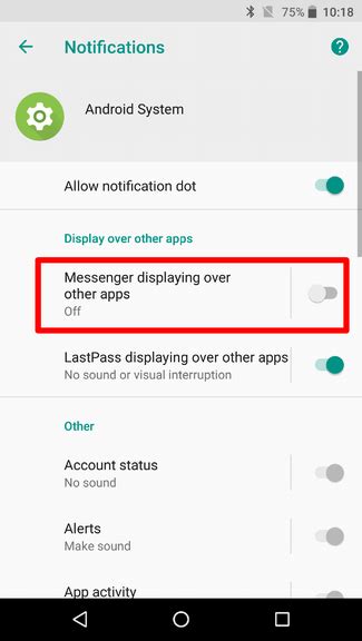 Image result for Draw Over Other Apps Example Android