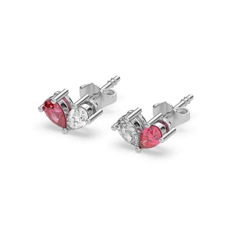 Scarlet Whisper - Lab Diamond Stud Earrings – Lukson