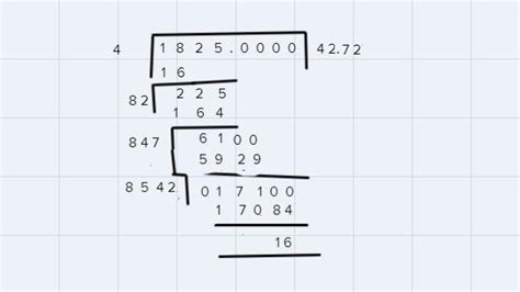 find the square root of 1825 with use long divi sion - Brainly.in