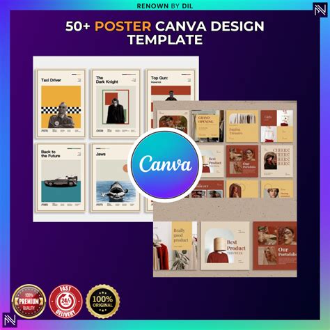 🔥 50+ Canva Poster Design Template 🔥 | Best template for Canva 2024 ...