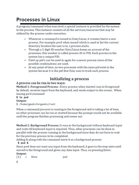 Image result for Linux Process Diagram Example