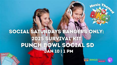 Bangers Only: 2025 Survival Kit @ Punch Bowl Social, Punch Bowl Social ...