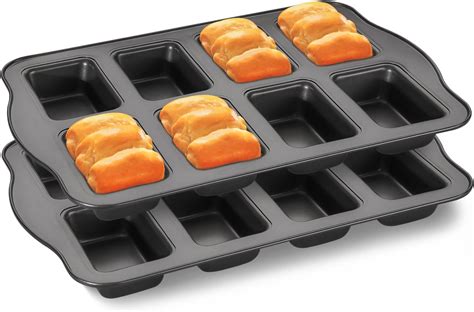 Amazon.com: Tiawudi 1 Piece Non-Stick Mini Loaf Pan, Carbon Steel ...