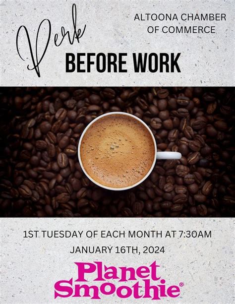 Perk Before Work, Planet Smoothie (3053 8th St SW, Ste 400, Altoona, IA ...