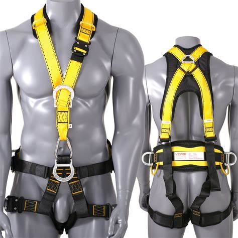 VEVOR Safety Harness, Universal Full Body Harness, Detachable Safety Harness Fall Protection ...