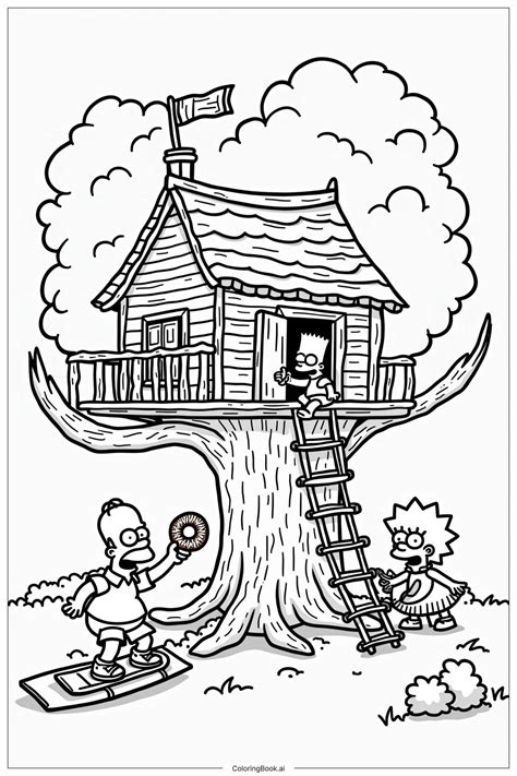 34 Simpsons Coloring Pages (Free PDF & PNG Printables)