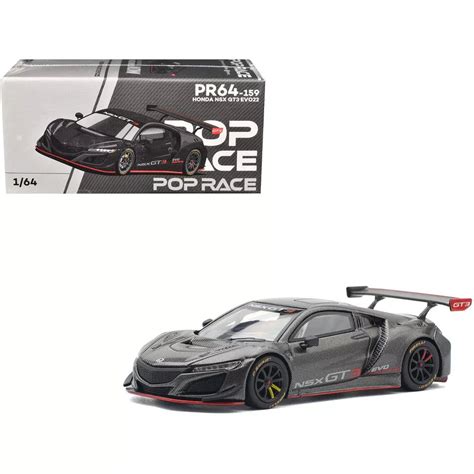 Carbon Edition Honda NSX GT3 EVO22 1:64 Scale Die-Cast Car By Pop Race ...