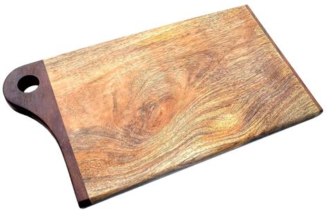 Buy UPASKAR WOOD WORKS Wooden Chopping Board Single Piece Mango Wood ...