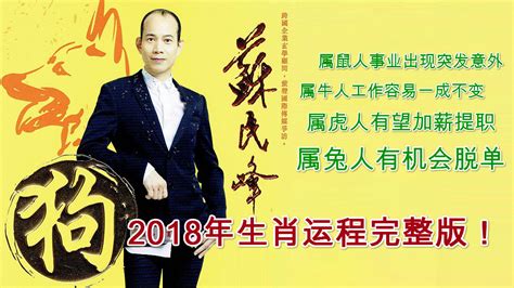 苏民峰2018年生肖运程完整版！ | Xuan