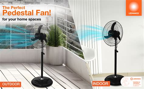 Buy Ledvance Turbo Jet Pedestal Fan 400mm | Pedestal Fan High Speed for ...