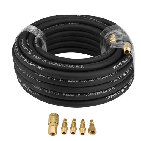 Herchr Flexible Rubber Air Hose Kit with Compressor India | Ubuy