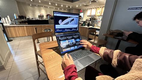 I used this dual-display laptop inside Starbucks. Here’s what happened ...