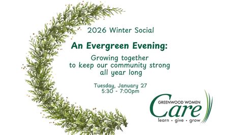 GWC Winter Social 2026 - An Evergreen Evening, Grange Hall 303 Grange ...