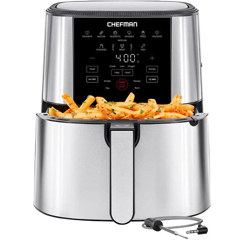 Chefman ExacTemp 5 Qt. Digital Air Fryer with Temperature Probe ...