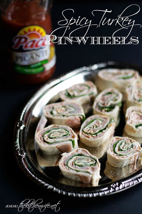 5 Ingredient Spicy Turkey Pinwheel Appetizer Recipe - The Kitchen Wife