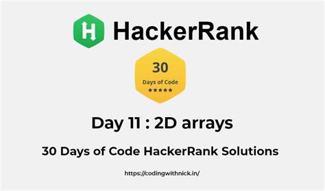 Image result for Array DS HackerRank Solution