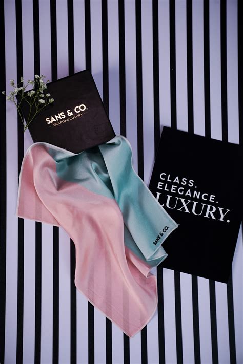 Blush & Breeze Pocket Square – SANS & CO