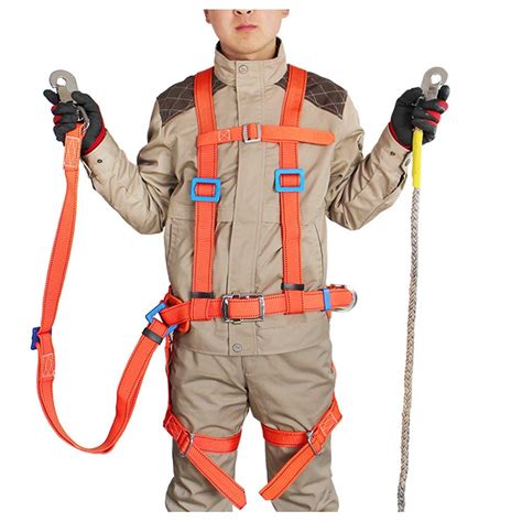 Buy Full Body Height Safety Fall Arrest Restraint Harness Kit For ...