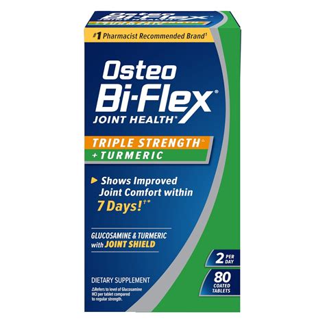 Osteo Bi-Flex Triple Strength + Turmeric Tablets, 80 Count : Amazon.in ...