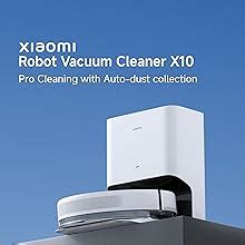 Xiaomi Robot Vacuum Cleaner X10|Auto Cleaning with 60 Days Hands Free ...