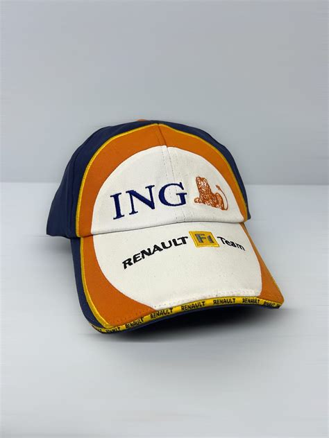 Vintage Formula 1 Hat, F1 Renault Racing Cap, New Old Stock, Vintage F1 Merchandise, White ...