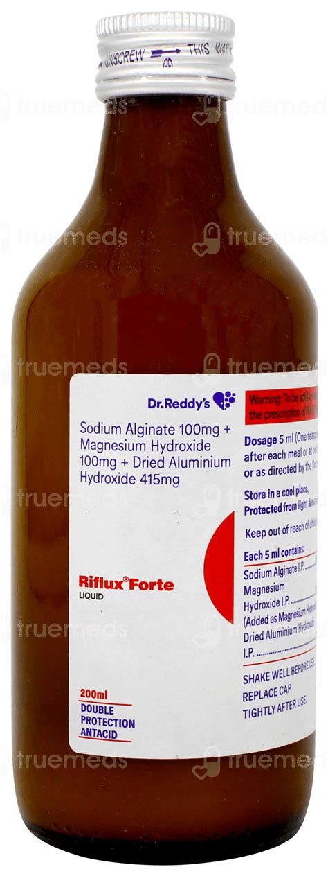 Riflux Forte 415/100/100 MG Syrup 200 ML | Order Riflux Forte 415/100 ...
