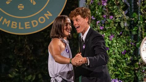 Wimbledon 2025: Iga Swiatak & Jannik Sinner Dance Adorably At Champions ...