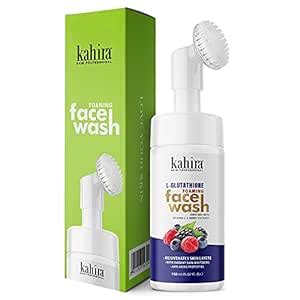 Kahira L- Glutathione Foming Face wash Enrich with Vitamin-C & Berry ...
